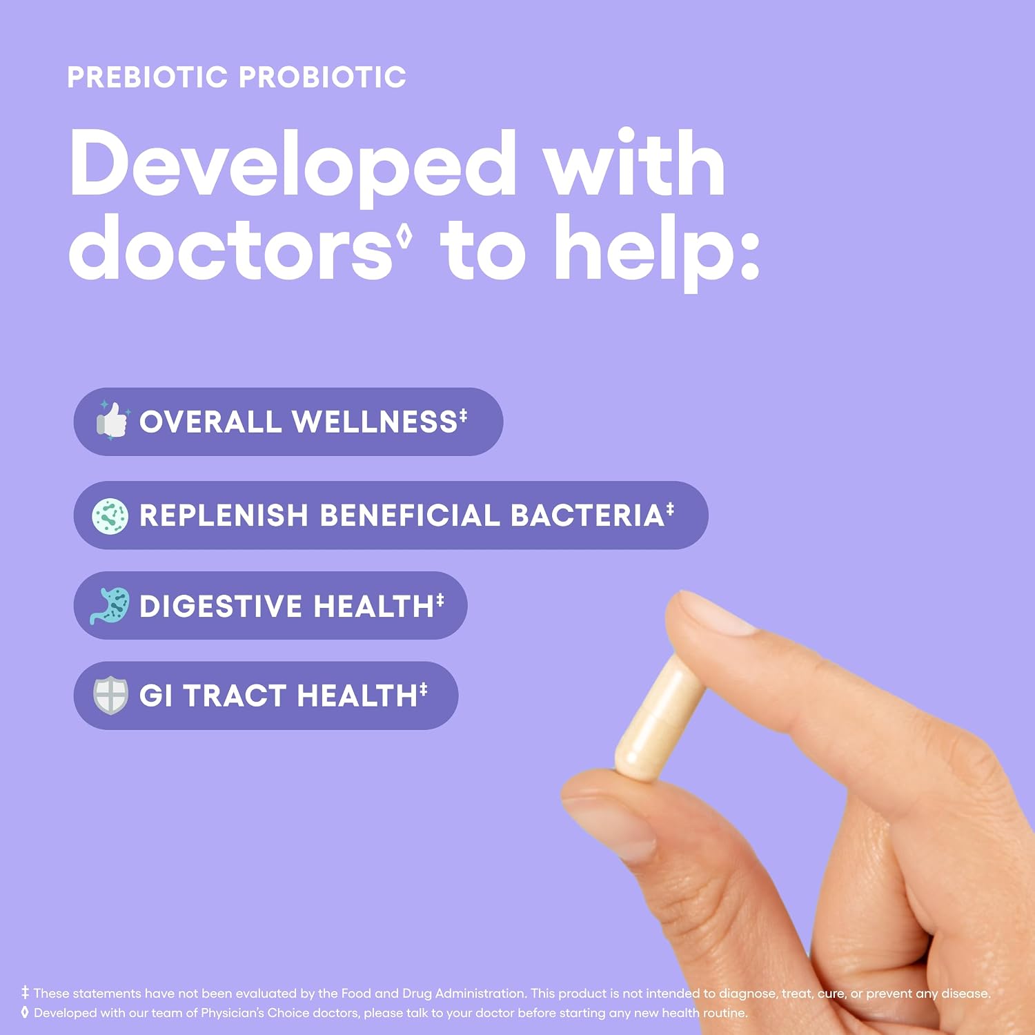 Detalle 2 de Physician's CHOICE Probiotic Supplement with 10 Billion CFU