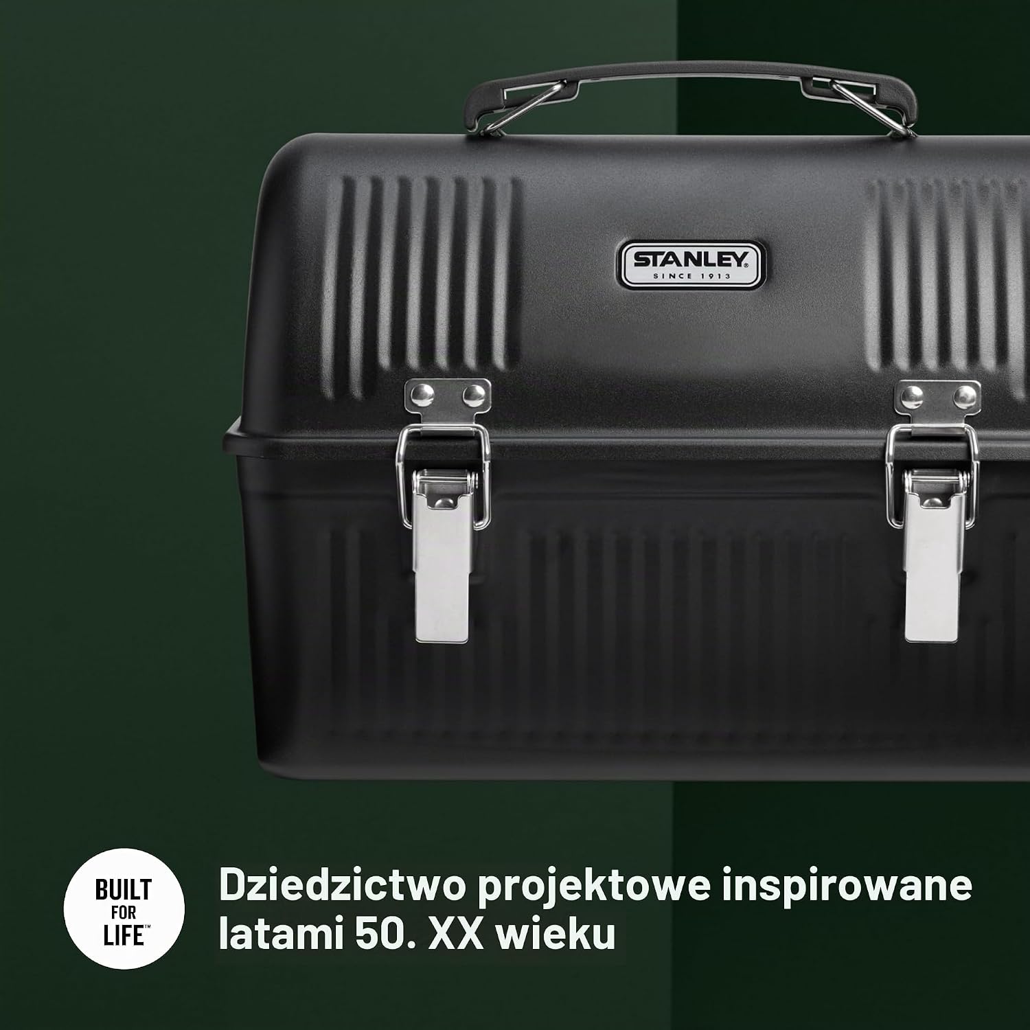 Thumbnail 6 de Stanley 1913 Classic Lunch Box 9,5 l Black 2.0 – lunchbox z uchwytem