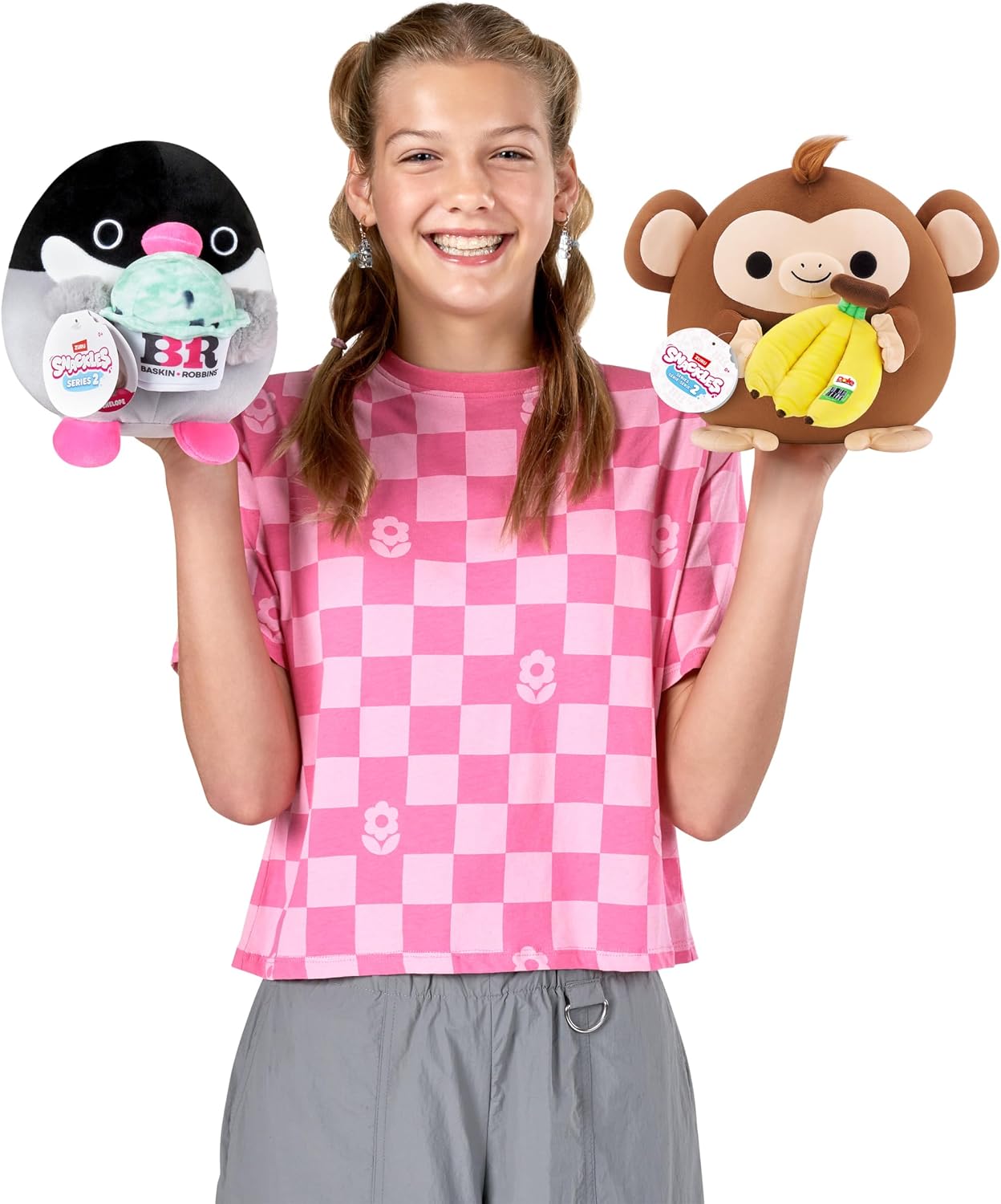 Thumbnail 2 de Snackles 77605G – pluszowy pingwin 20 cm z motywem Baskin Robbin