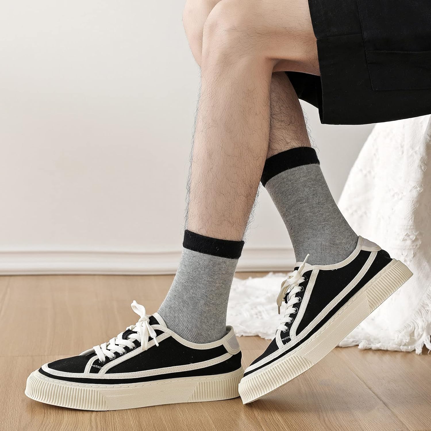 Thumbnail 4 de PUTUO Chaussettes à 5 doigts pour homme en coton (EU 39-44) – lot 3/4/5 paires