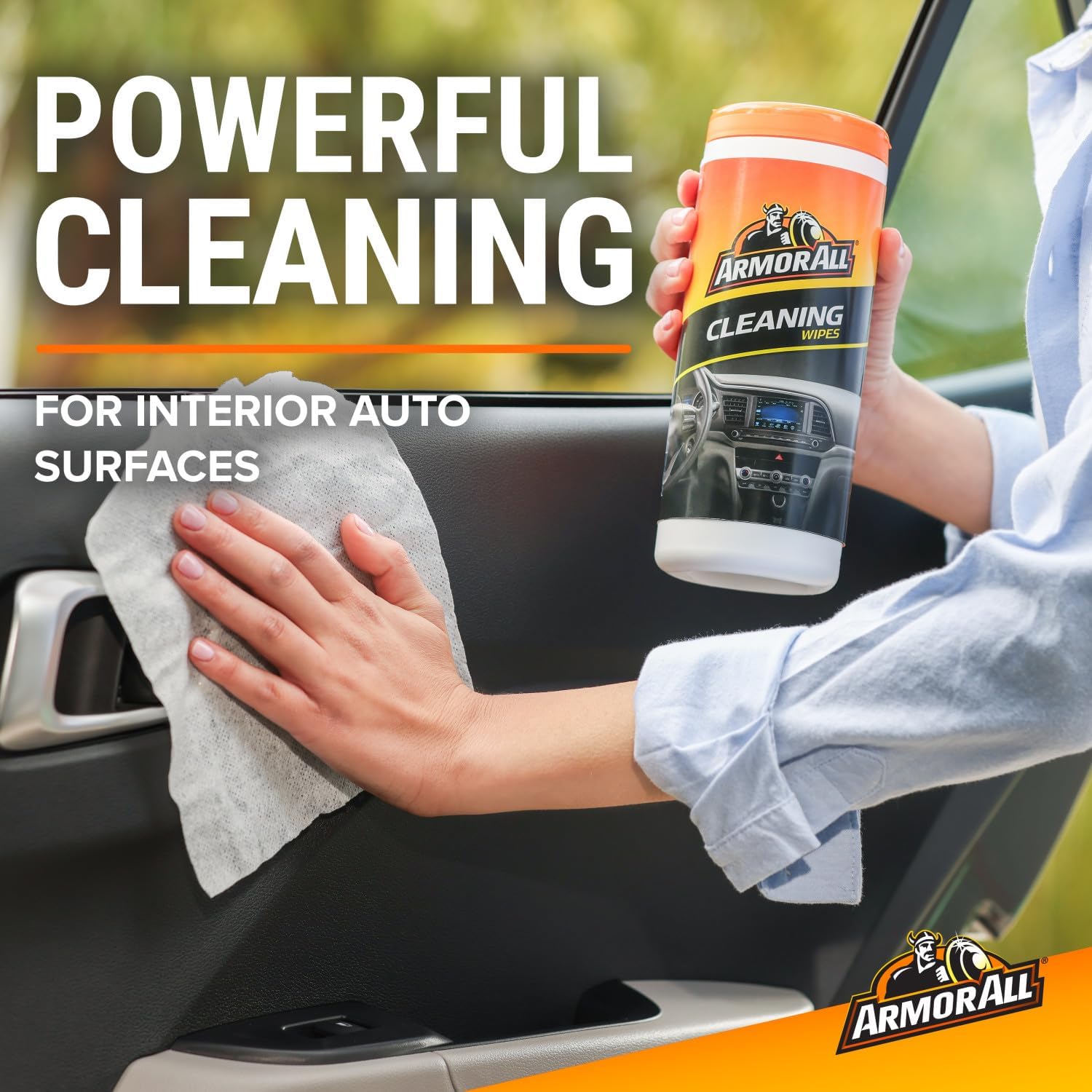 Detalle de Armor All Wipes for Car Glass and Interior, 30 Count