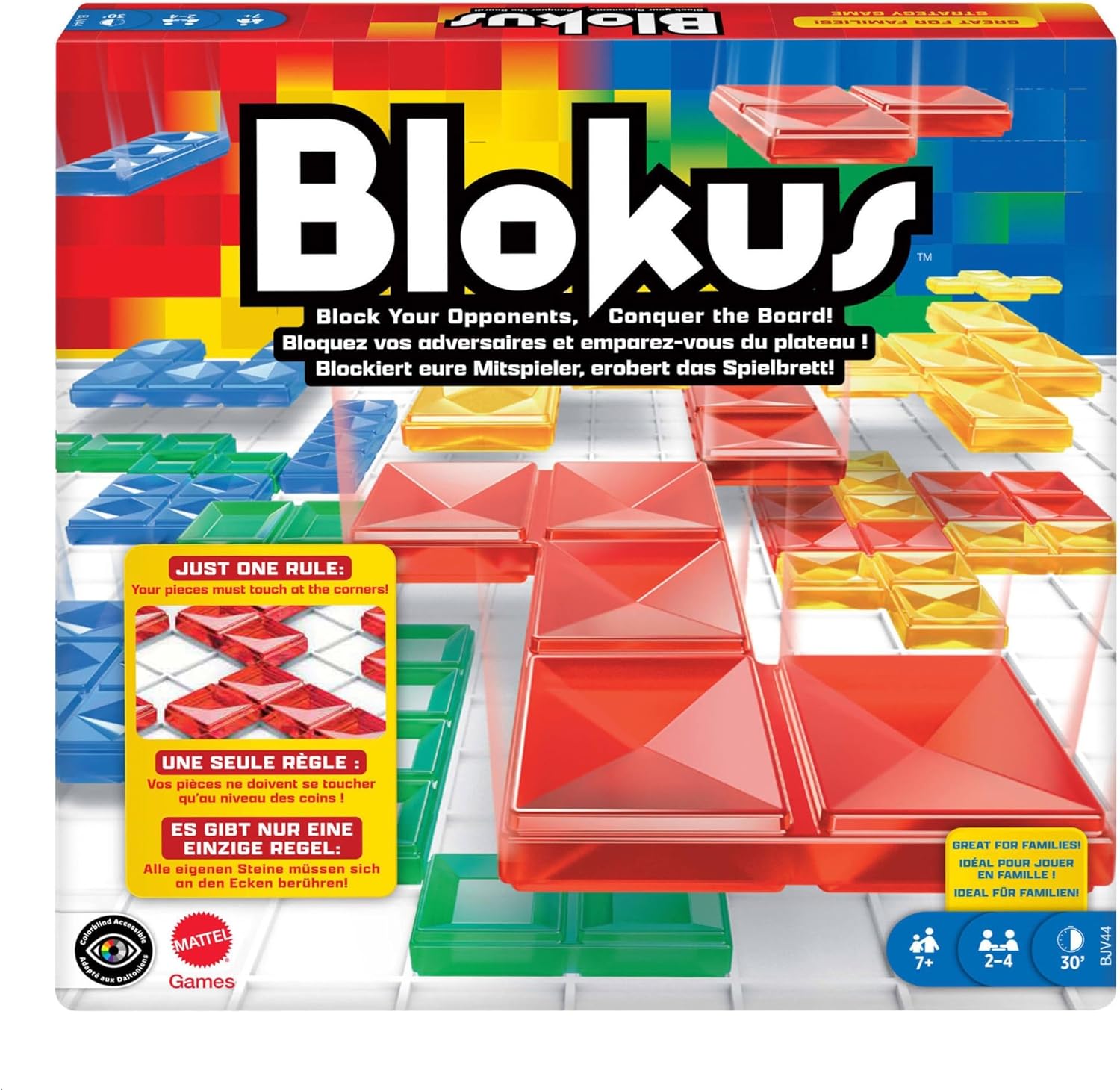 Detalle de Mattel Games - Blokus: Estrategia y Diversión para Todos 🎲