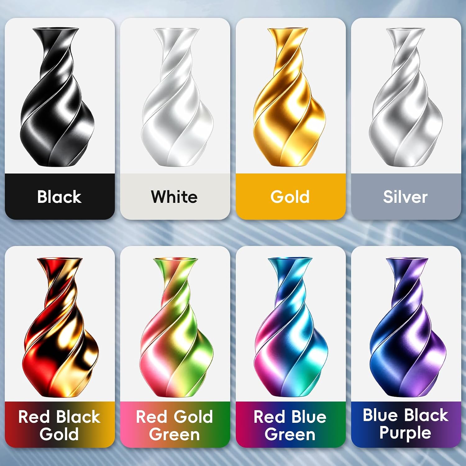Detalle de UGUESS Silk PLA+ 3D Printer Filament 1.75mm