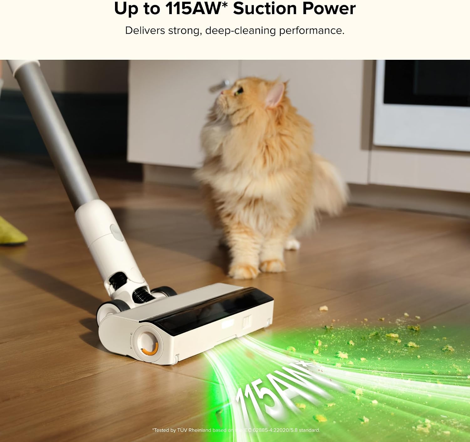 Detalle de Roborock cordless stick vacuum H60