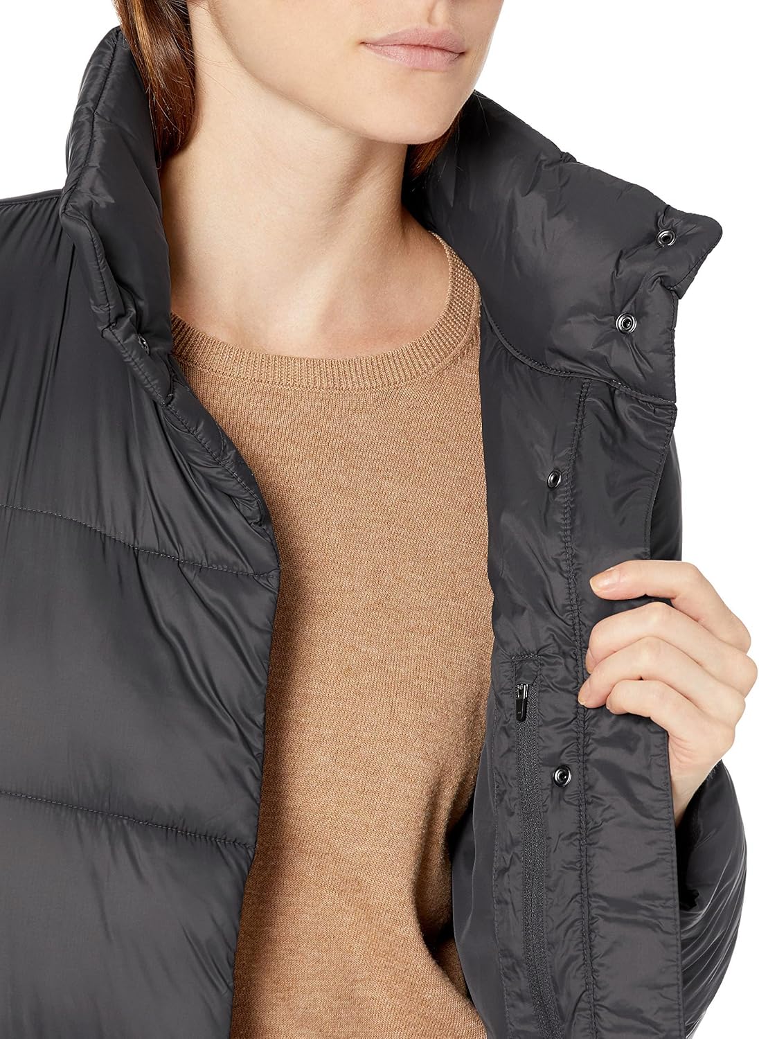 Thumbnail 2 de Amazon Essentials Women’s Lightweight Full-Zip Water-Resistant Long Cocoon Puffer Winter Coat