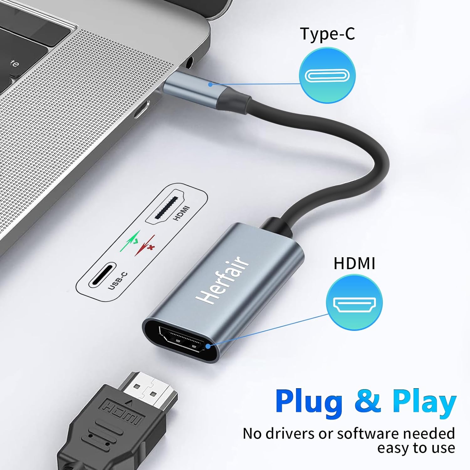 Thumbnail 2 de USB C to HDMI Adapter 4K