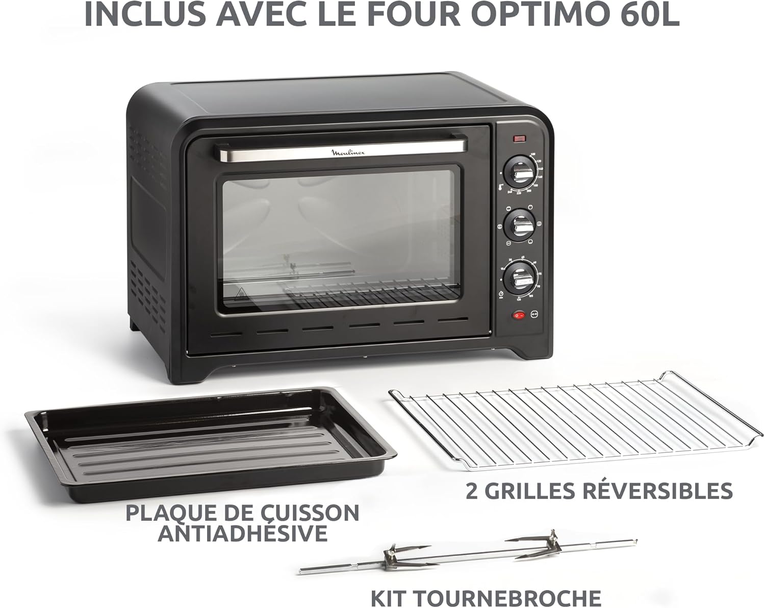 Thumbnail 5 de Moulinex Optimo OX495810 four 60 L