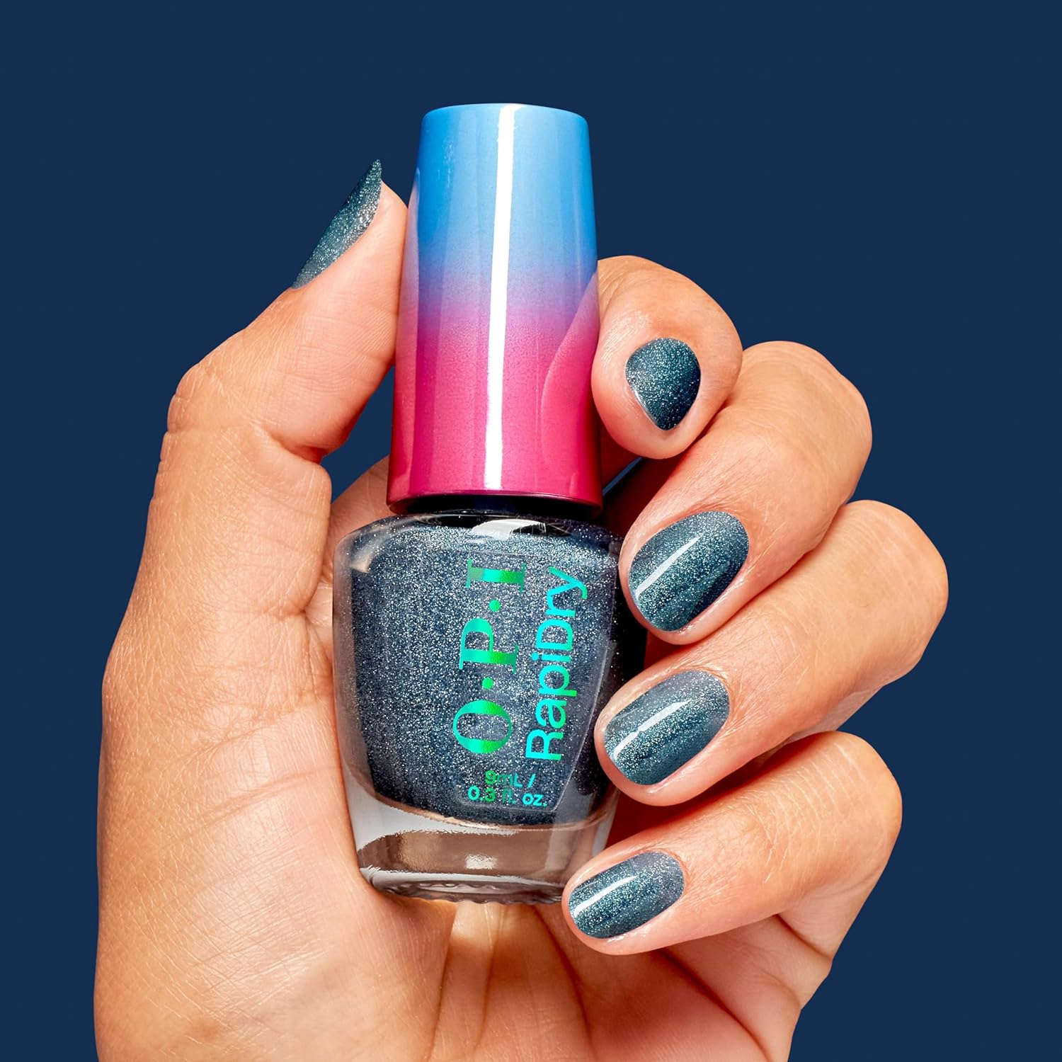 Thumbnail 1 de OPI RapiDry™ Vernis à ongles à séchage rapide bleu et vert — tenue jusqu’à 5 jours, vegan (9 ml)