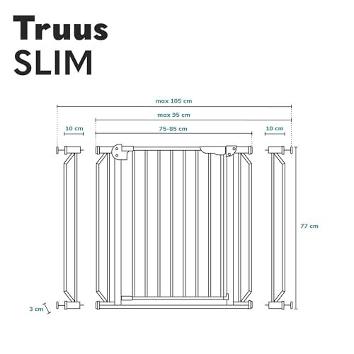 Thumbnail 7 de LIONELO Truus Slim Cancelletto di Sicurezza – Larghezza Regolabile 75-105 cm