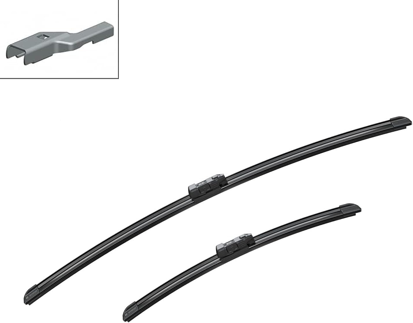 Thumbnail 1 de Bosch Aerotwin A299S – Jeu de 2 balais d’essuie-glace avant, adaptateur pré-assemblé (600 mm / 340 mm)