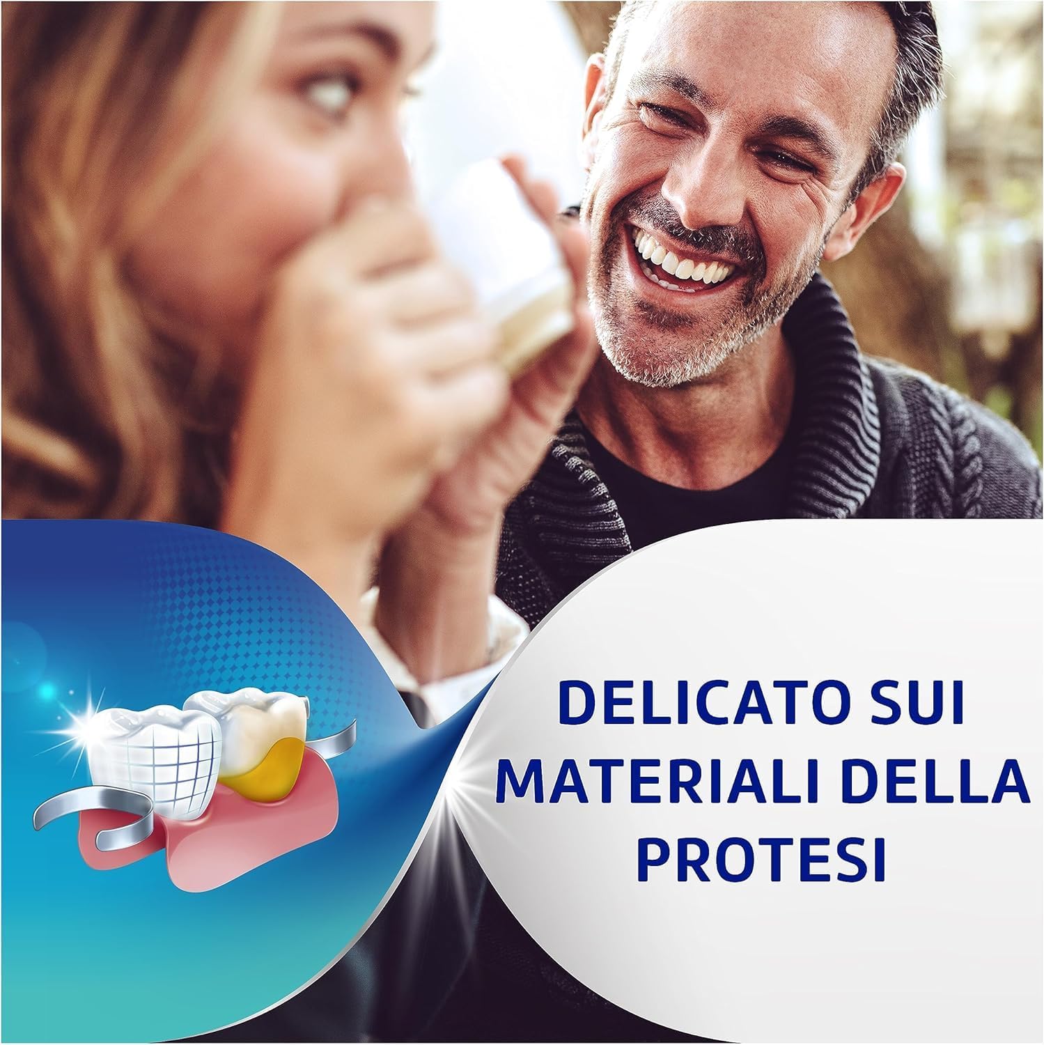 Detalle 2 de Polident Intensa Freschezza – Pulitore quotidiano per protesi dentale, 2x108 compresse