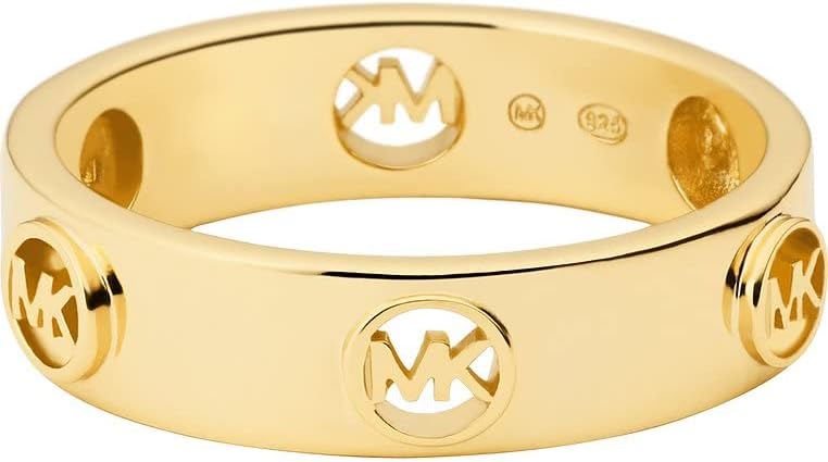 Detalle de Michael Kors Anelli da donna in pietre semi-preziose: orecchini a cerchio in argento sterling dorato