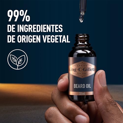 Thumbnail 5 de King C. Gillette Aceite Para Barba 30ml 🌿 Suave y Aromático