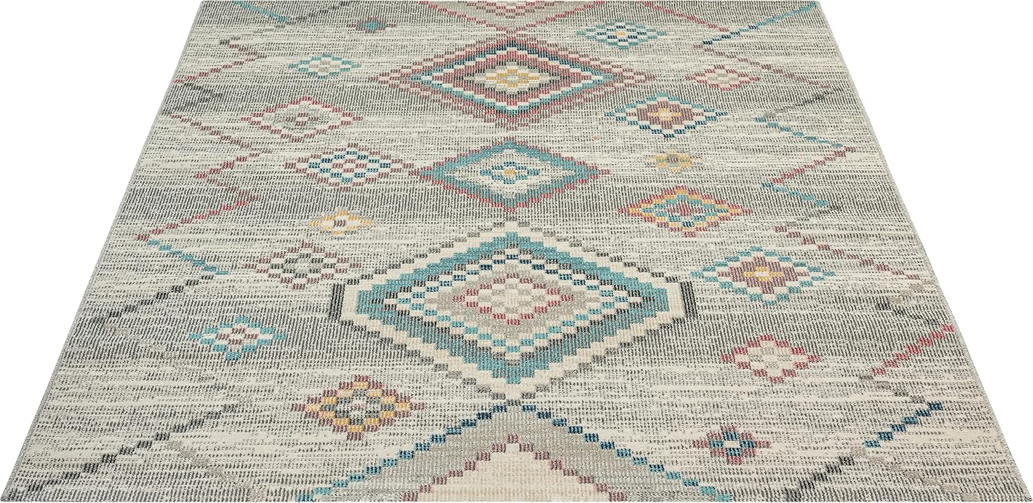 Detalle 2 de The Carpet Palma - Alfombra Resistente UV, 120x170 cm, Crema