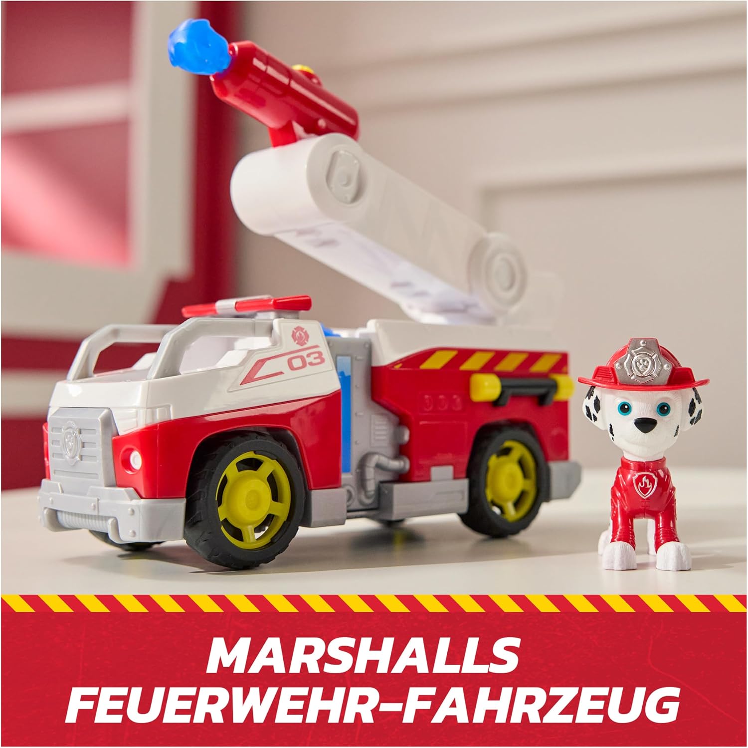 Detalle de PAW PATROL Marshall Feuerwehr‑Fahrzeug 18 cm 🚒