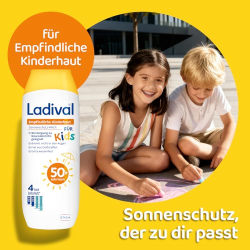 Thumbnail 2 de Ladival Empfindliche Kinderhaut Sonnencreme LSF50 – Sanfter UVA/UVB-Schutz für Babys und Kinder (250 ml)