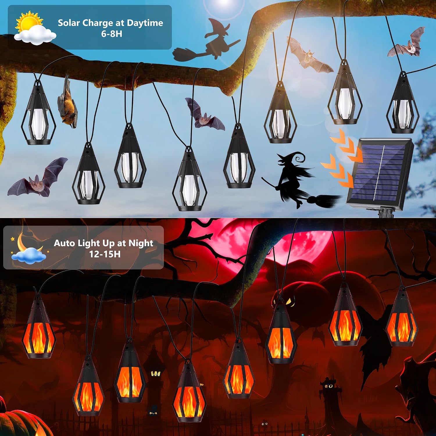 Thumbnail 2 de Solar String Lights, 21-Foot Lighted Length