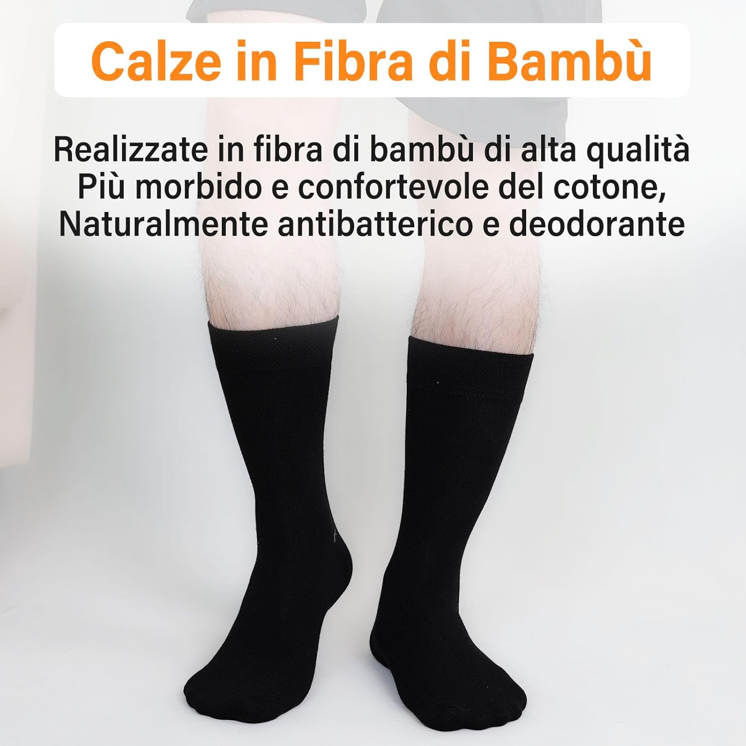 Thumbnail 4 de LOFIR calzini corti in fibra di bambù per uomo e donna (6 paia) – traspiranti, antibatterici e ultra-morbidi