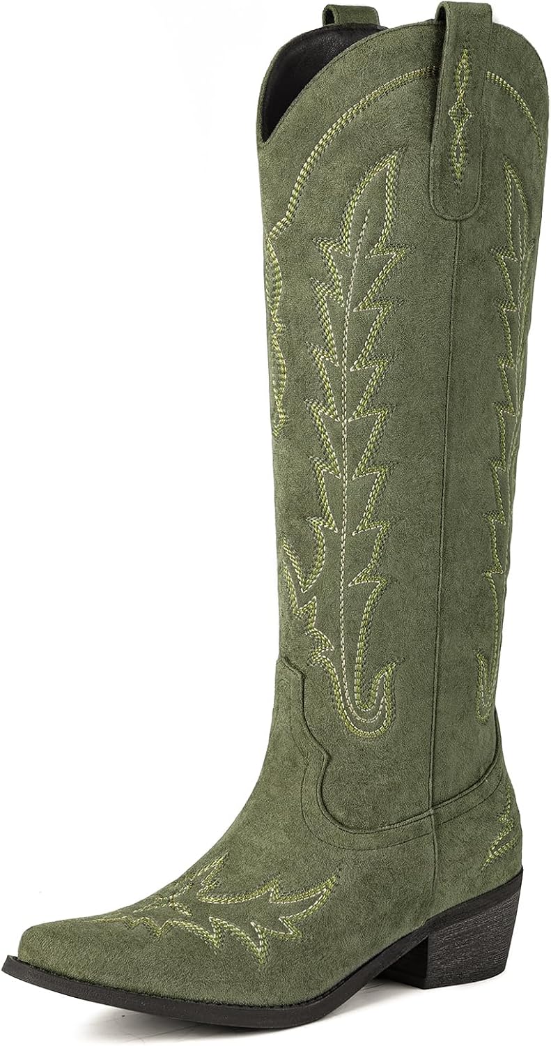 Detalle de Rivalran Women's Western Boots, Knee-High