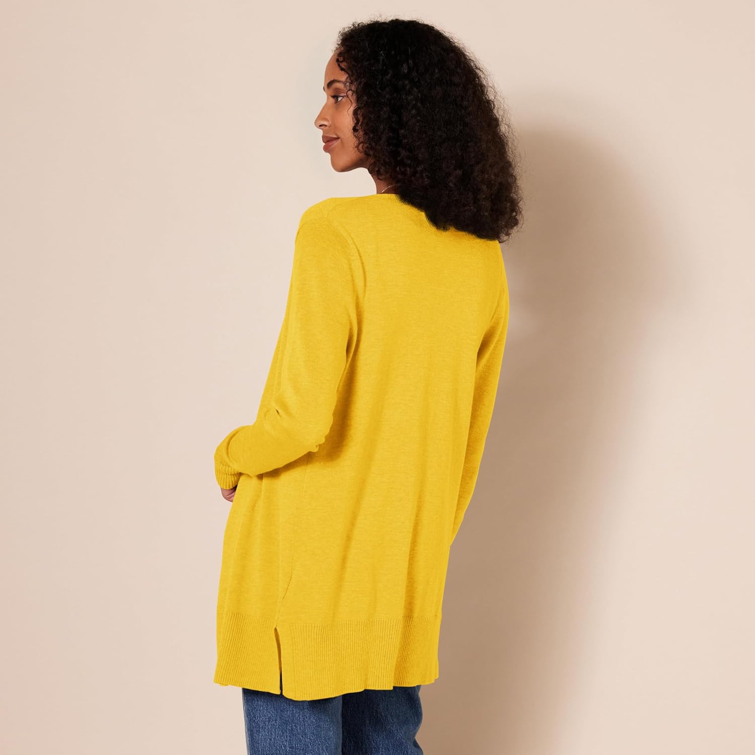 Detalle 2 de Amazon Essentials Women's Lightweight Long Open-Front Cardigan (Available in Plus Size)