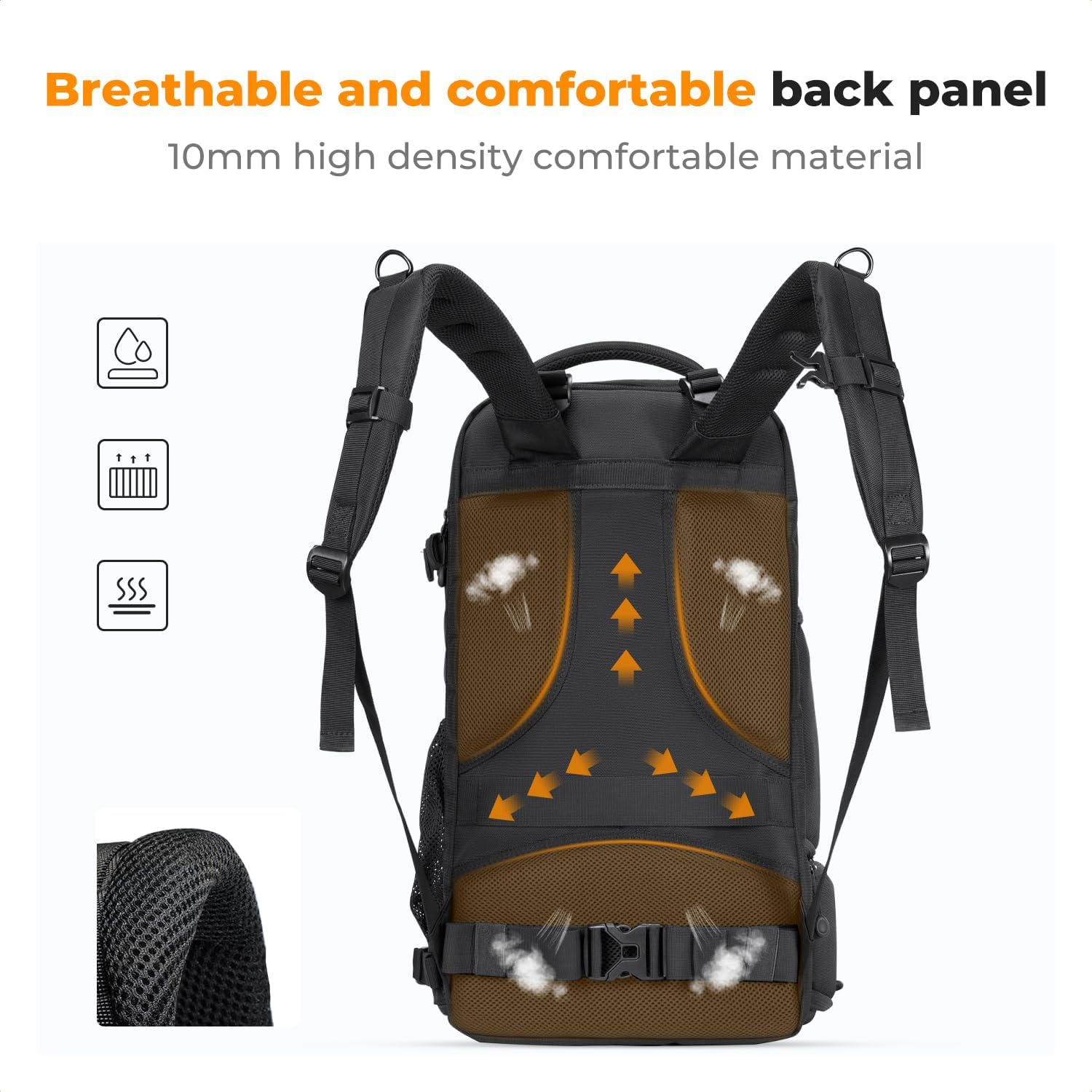 Detalle de K&F CONCEPT Fotorucksack 30L für DSLR