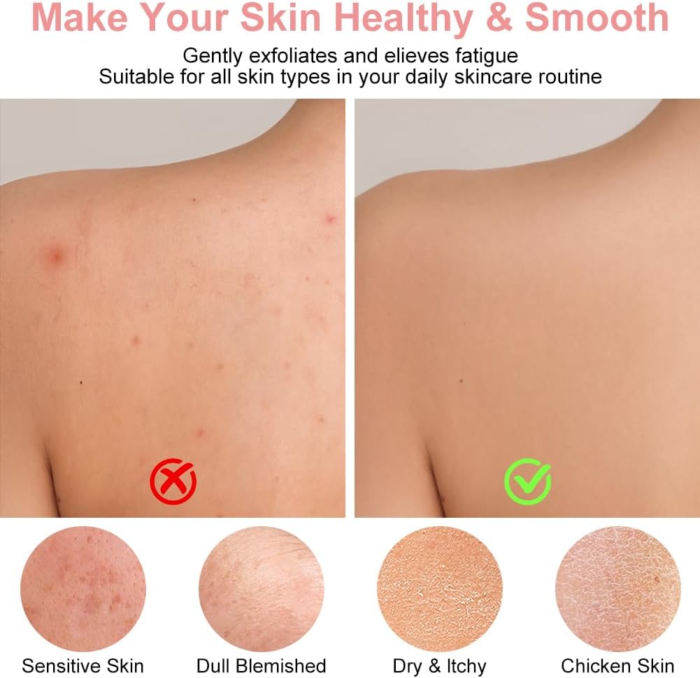Thumbnail 4 de AYBUY 6 Pezzi Guanti Esfolianti: Guanti Scrub Corpo per Doccia, Massaggio e Rimozione delle Impurità