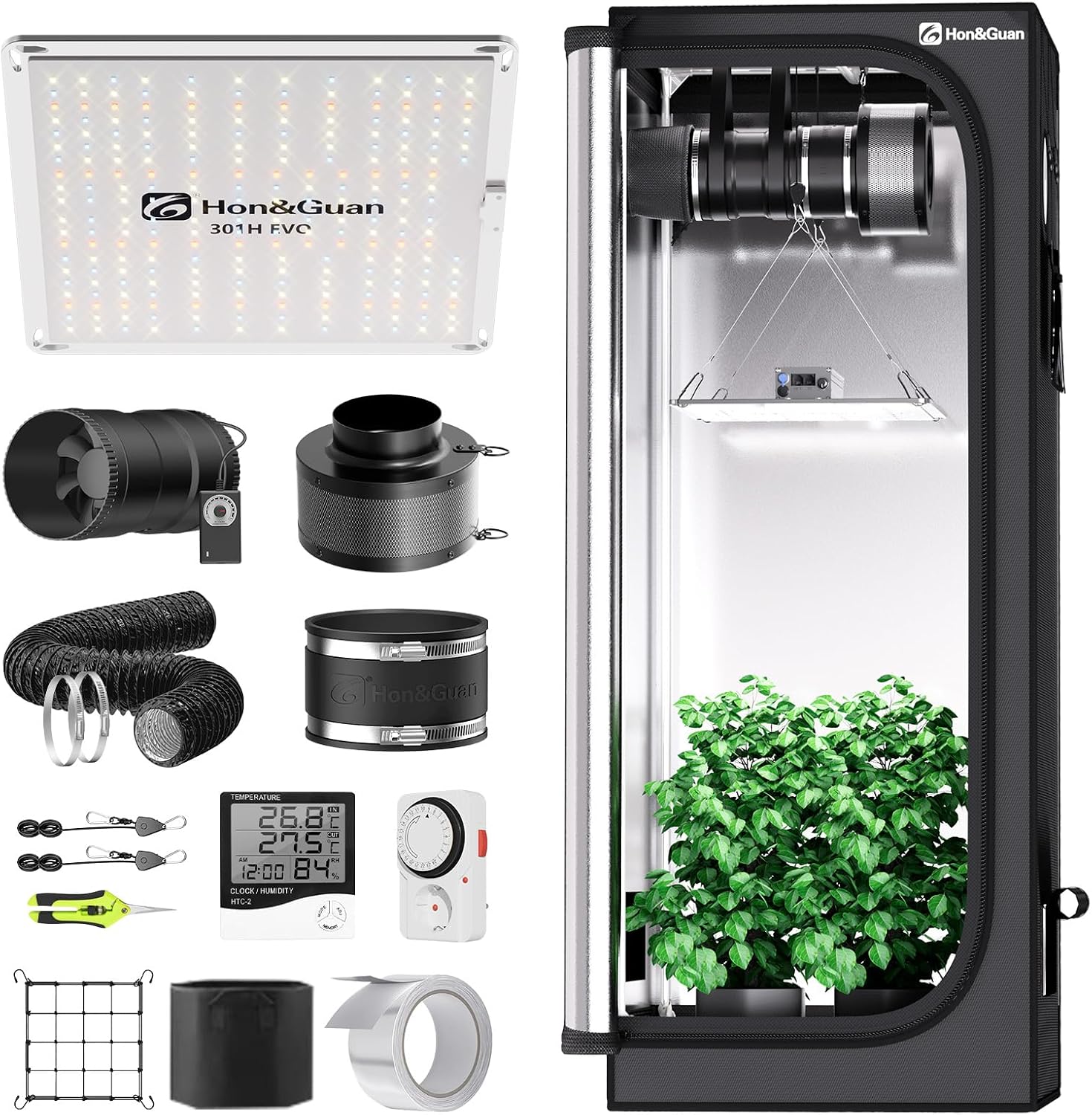 Detalle de Hon&Guan Growzelt Komplettset mit HG1000