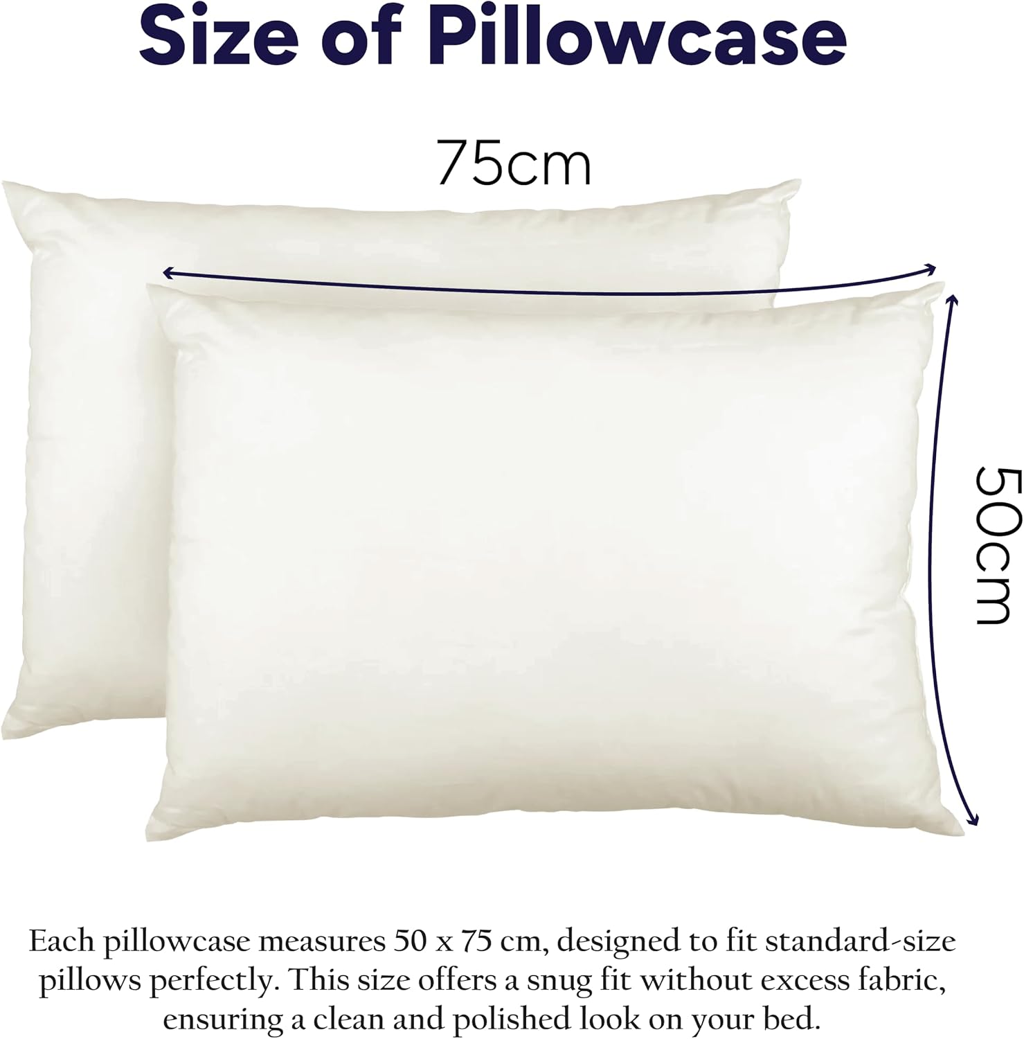 Detalle 1 de APEX FURNISHINGS Egyptian cotton pillowcases