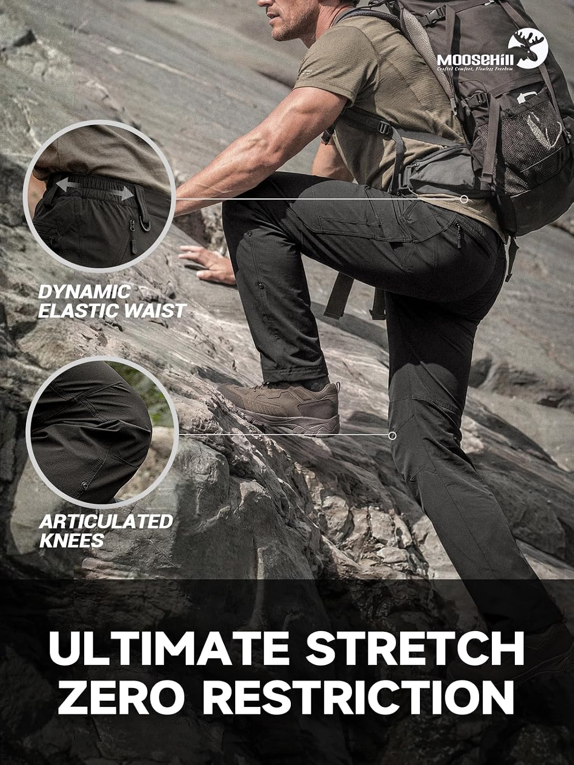 Thumbnail 6 de Moosehill Men's Hiking Pants with 4-Way Stretch