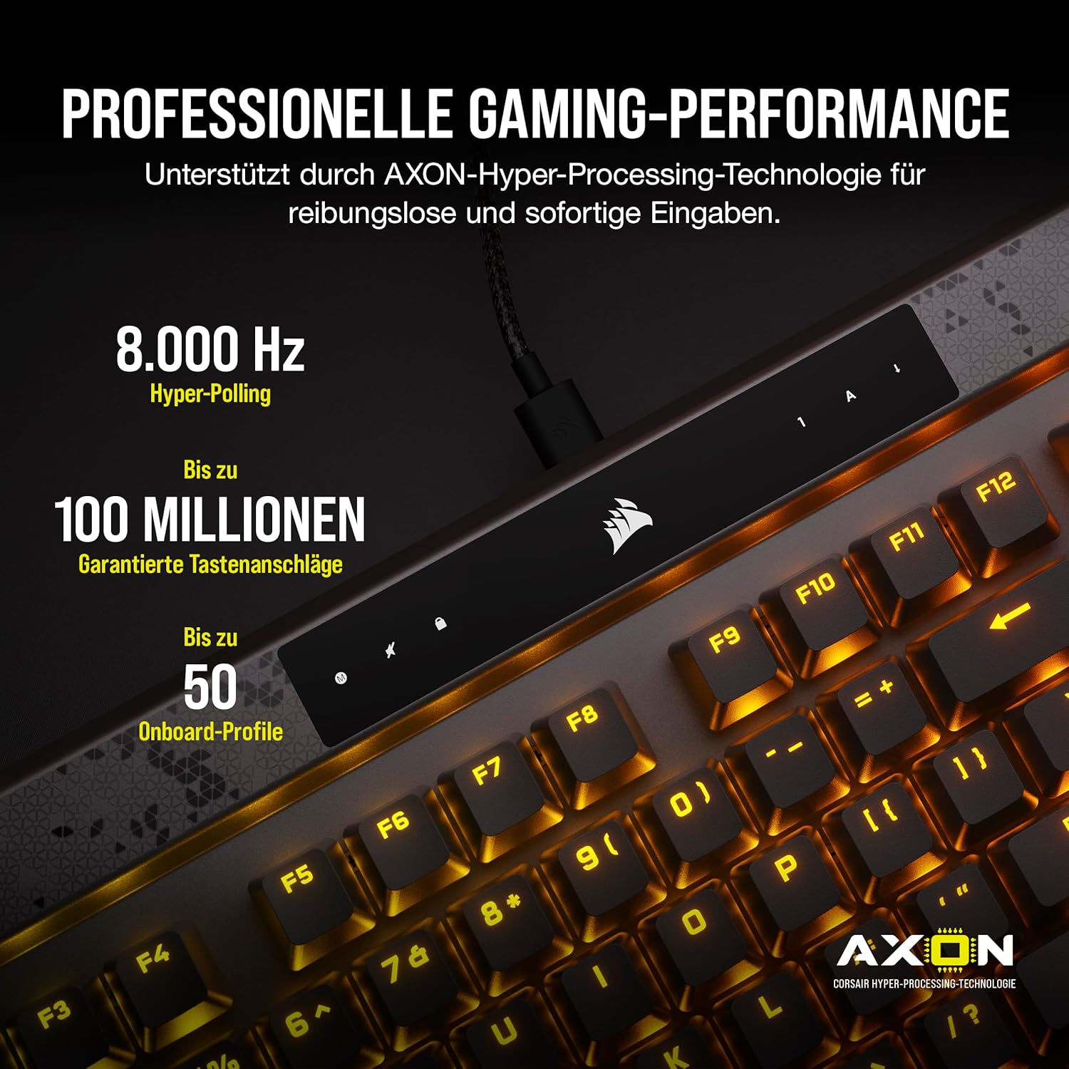 Thumbnail 5 de CORSAIR K70 MAX RGB mechanische Gaming‑Tastatur ⌨