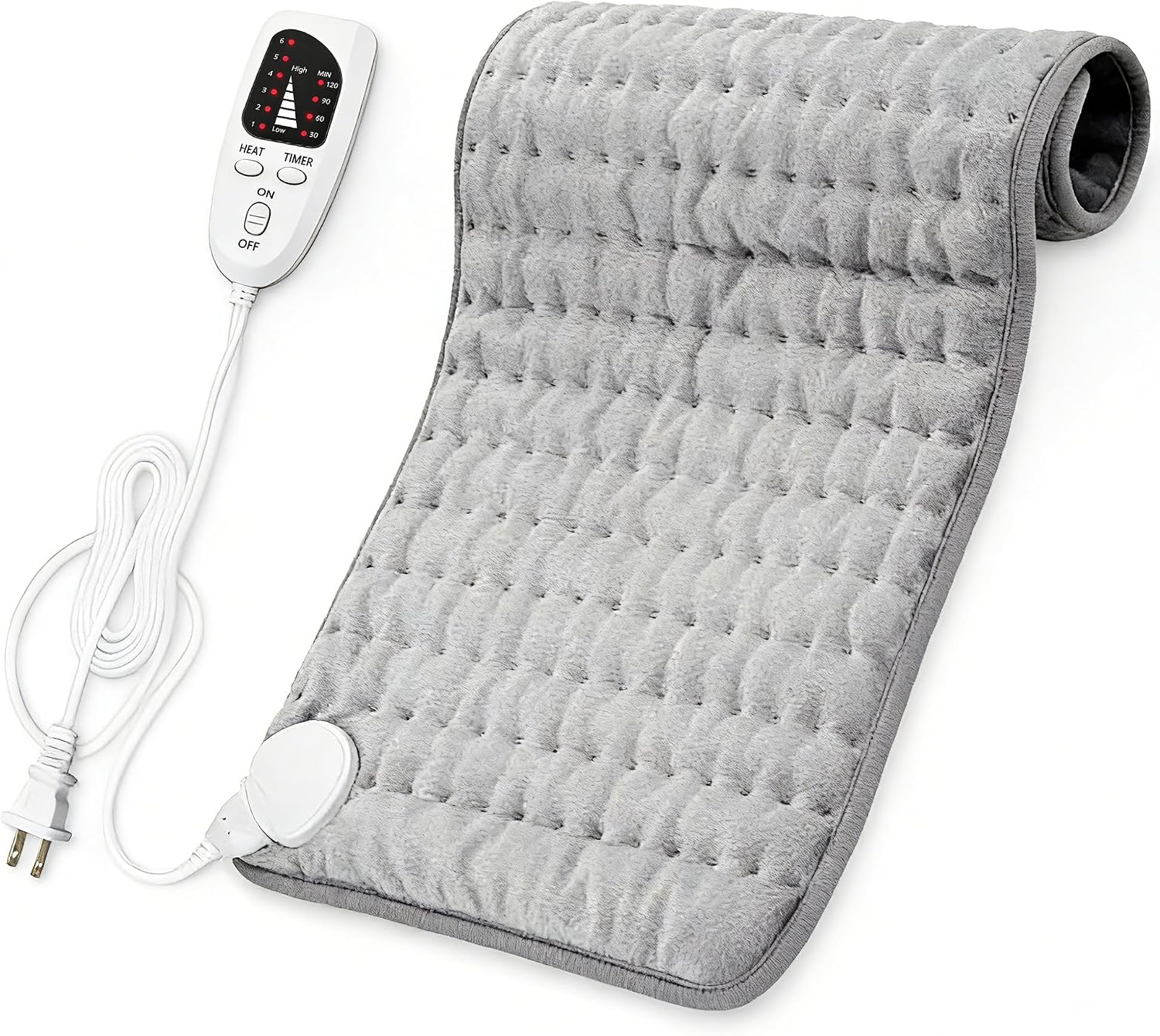 Detalle de Cuplu AQ-CP60-YRY3 30 x 16 in Electric Heating Pad, 6 Heat Settings