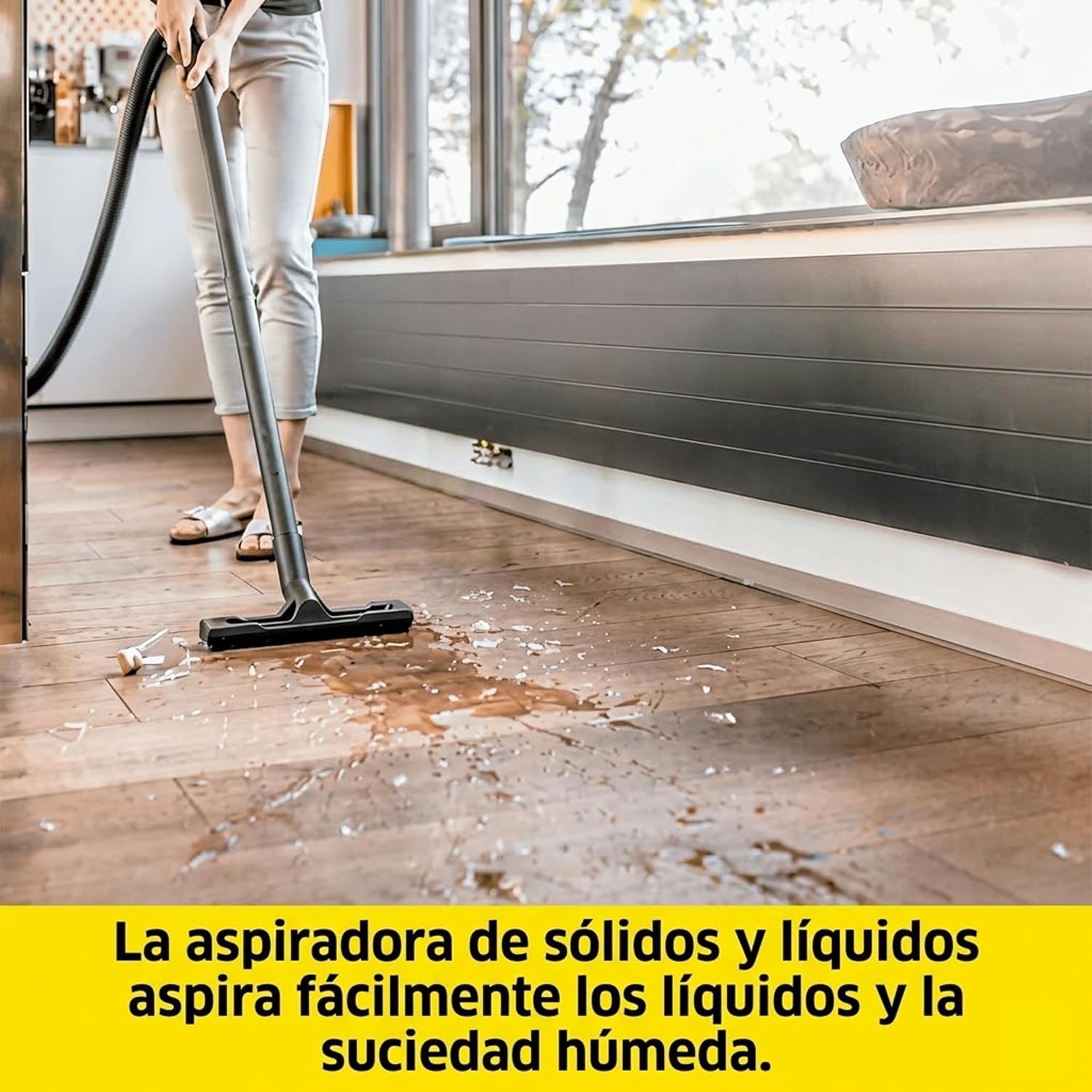 Detalle 1 de Kärcher WD 3 S V-17/4/20 aspirador seco y húmedo 1.000 W 🧹
