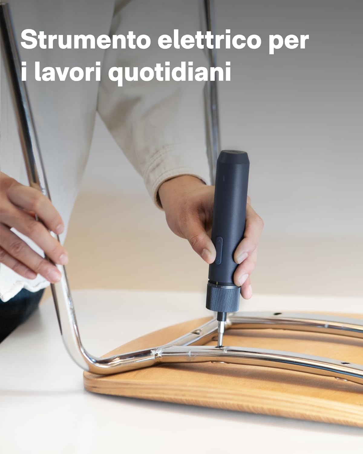 Thumbnail 2 de HOTO 40 Pezzi Cassetta Attrezzi Completa: Set Professionale per Casa e Fai Da Te con Cacciavite Elettrico, LED e Accessori