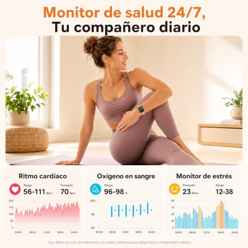 Thumbnail 4 de VRPEFIT – Smartwatch con llamadas Bluetooth, Alexa y 100+ modos deportivos