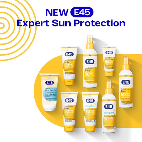 Detalle 2 de E45 Kids & Baby Sun Lotion SPF 50+ for Sensitive Skin – Gentle UVA/UVB Protection with Avocado Oil