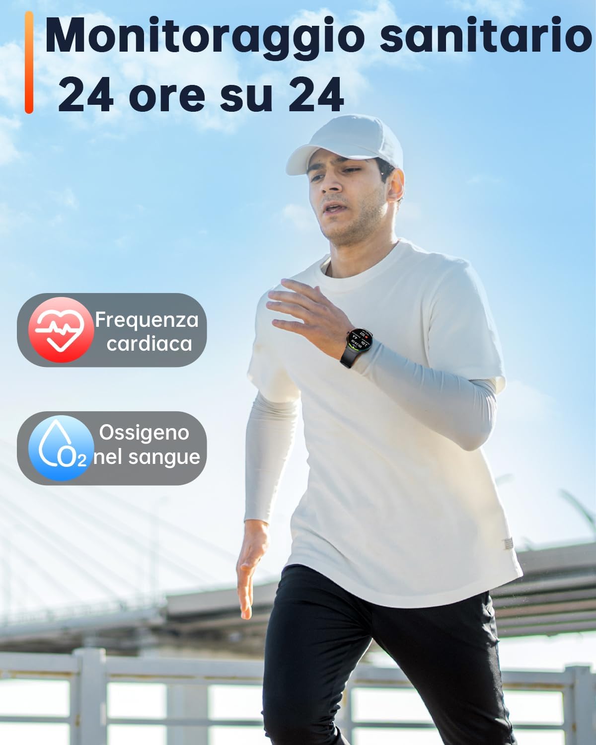 Detalle 2 de OUKITEL Orologio 1,43" AMOLED con GPS