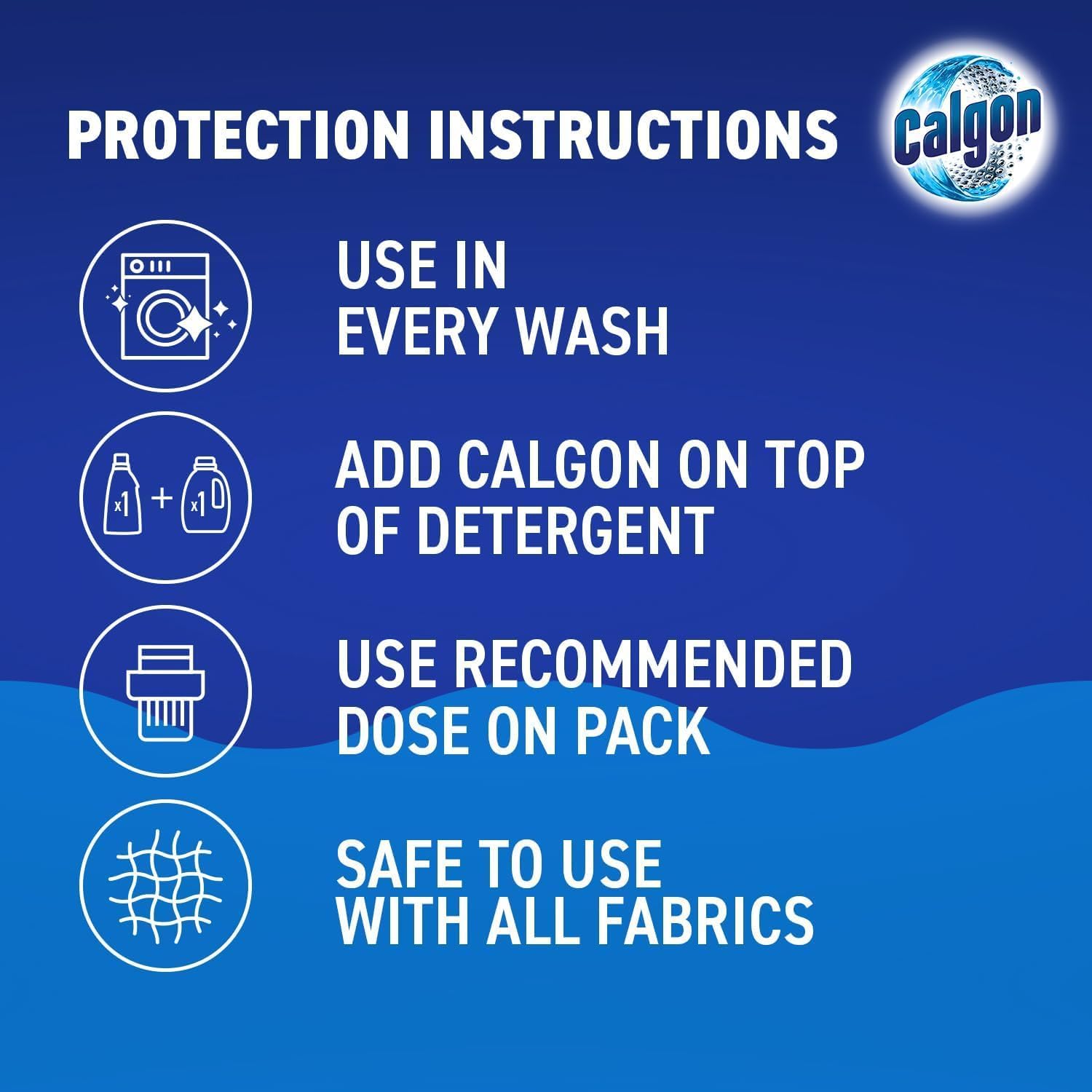 Thumbnail 6 de Calgon 4-in-1 Washing Machine Cleaner and Water Softener Tablets (75 Count) with XL Pack