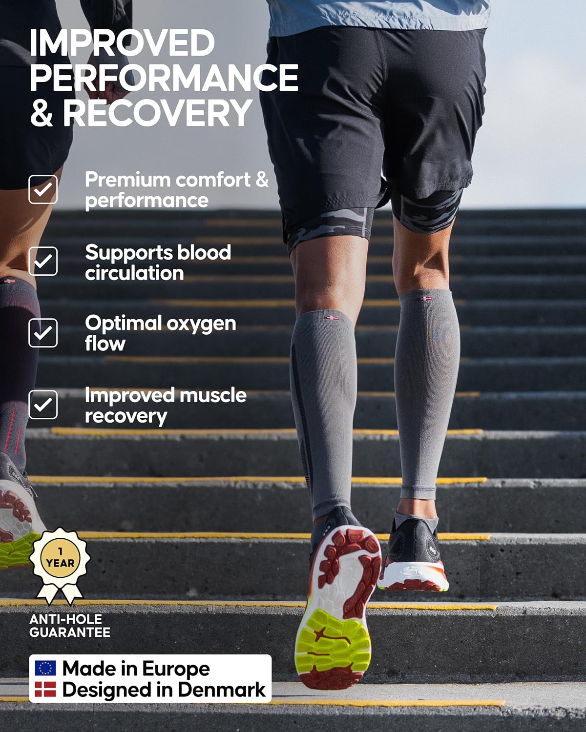 Thumbnail 2 de DANISH ENDURANCE 53000 Calf Compression Sleeves, 21–26 mmHg