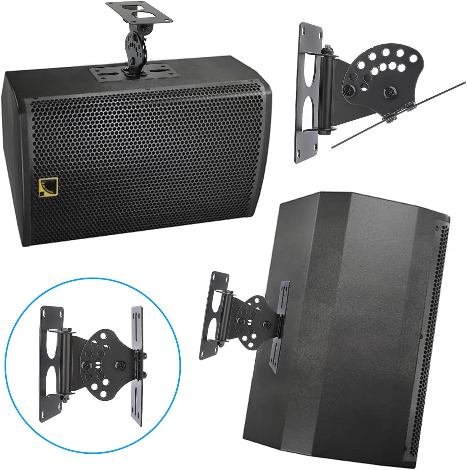 Detalle de OLegei Heavy Duty Speaker Wall Mounts with 180° Swivel