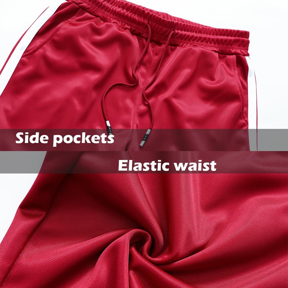 Detalle de GXAMOY Men's Two-Piece Polyester Tracksuit with Full-Zip Jacket