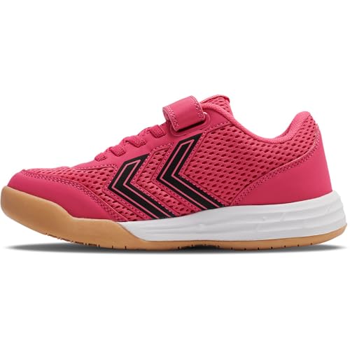 Detalle de hummel Kids Multiplay Flex Velcro Handball Schuh – Pink, Größe 38