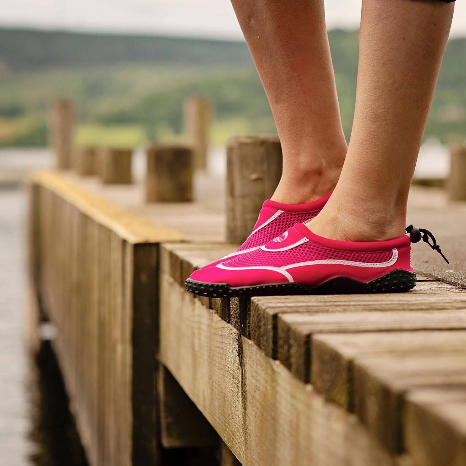 Detalle de Lakeland Active Women's Eden Aquasport Protective Water Shoes (Pink/White, 6 UK)