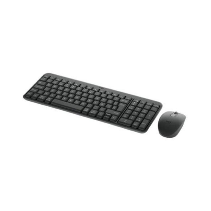 Detalle de Logitech MK250: combo inalámbrico compacto con teclado ES Bluetooth y ratón óptico ambidiestro