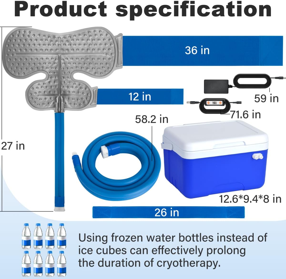Thumbnail 6 de Egfvcbo Shoulder Ice Machine, 9-Quart Tank, Insulated Tubing and Timer
