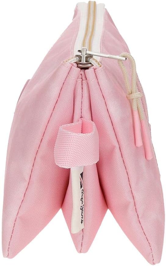 Detalle 2 de Pepe Jeans Holi Estuche Triple Rosa 22x12x5 cm