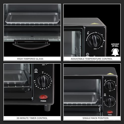 Thumbnail 6 de Belaco BTO-108 Mini 9L Toaster Oven: Compact, Practical Tabletop Oven for Small Spaces