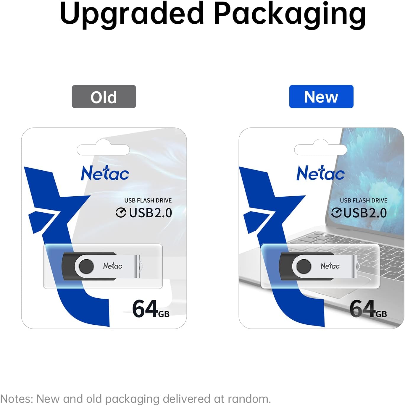 Thumbnail 6 de Netac 64GB USB 2.0 Flash Drive with Swivel Design