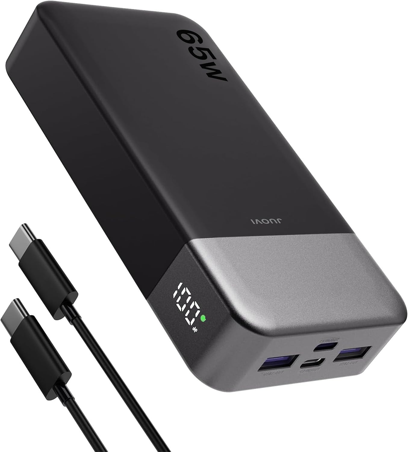Thumbnail 6 de JUOVI 65W 20000mAh Power Bank with 4 Ports: PD 3.0 Fast Charge for Laptop, Tablet and Phone