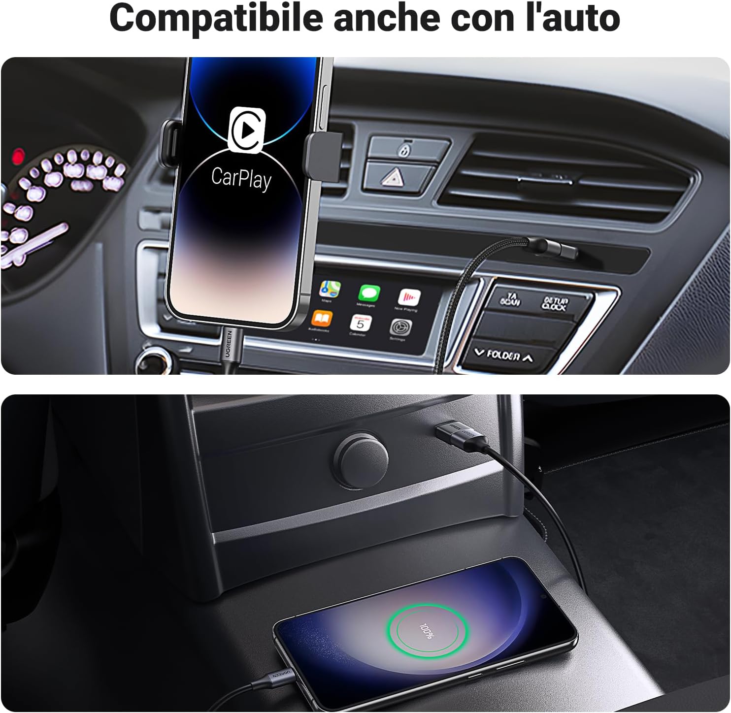 Thumbnail 4 de UGREEN Adattatore USB-C 3.0 OTG Maschio a Femmina (2 pezzi) nero