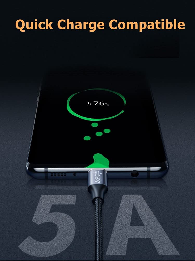 Thumbnail 3 de CAKOBLE USB-C to USB-C 3.1 Gen2 Cable (10Gbps, 100W PD, 4K@60Hz) – 2m USB-C charging and data lead